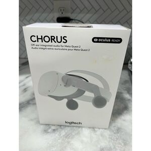 LOGITECH CHORUS VR OFF EAR INTEGRATED AUDIO FOR META QUEST 2 OCULUS READY NEW